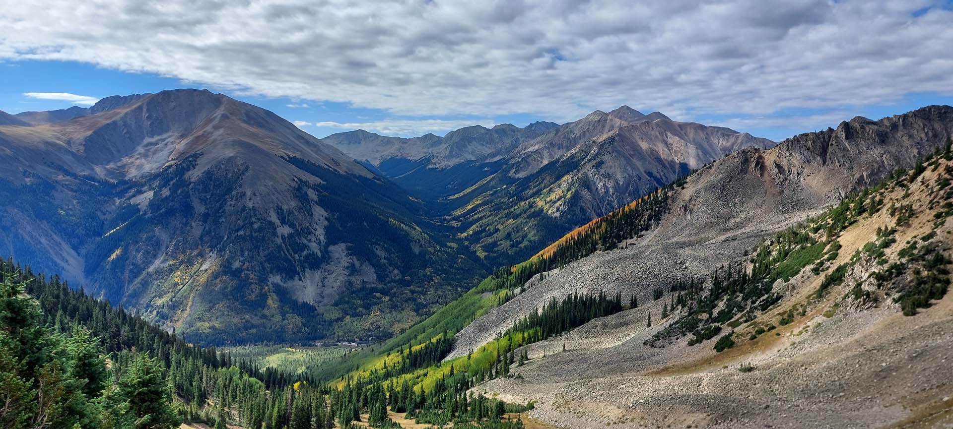 spectacular mountain views from the colorado trail