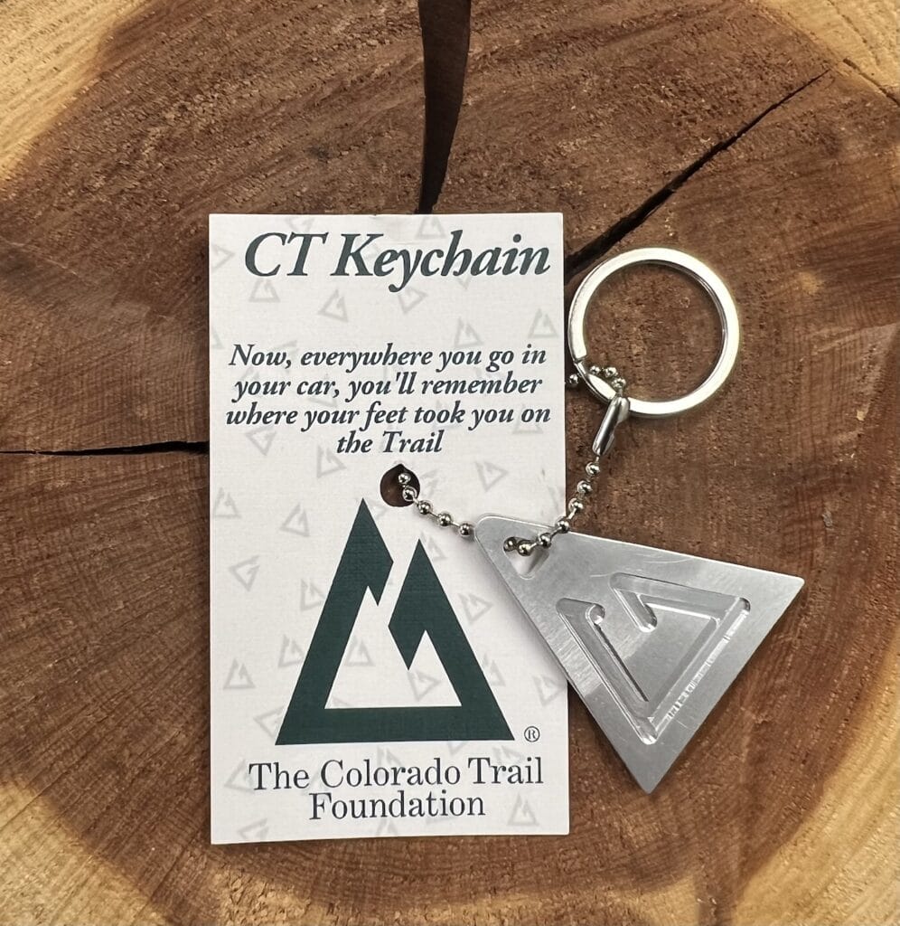 CT Trail Marker Keychain Colorado Trail Foundation